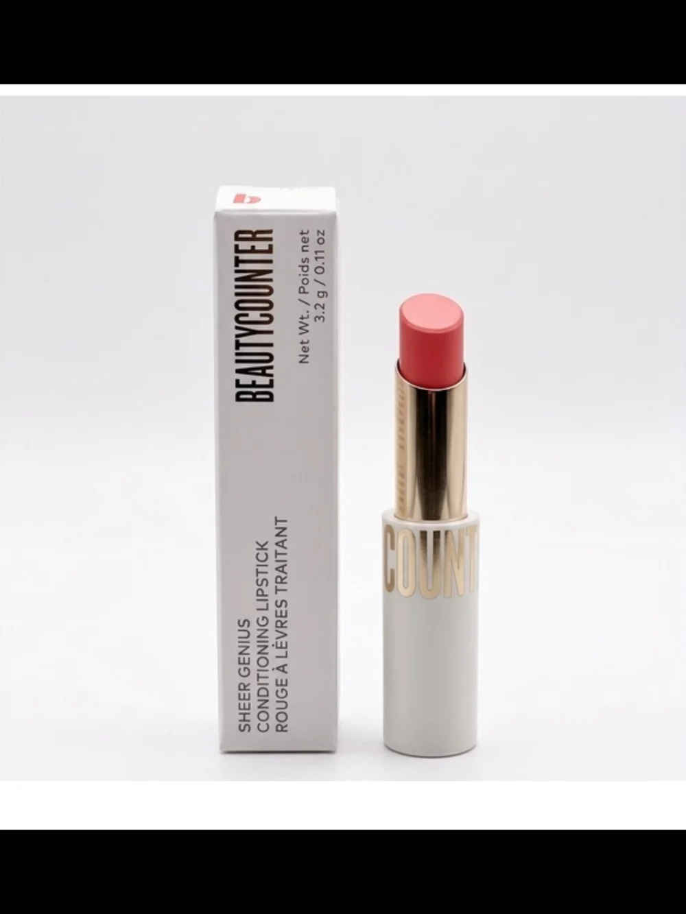 Beautycounter Sheer Genius Conditioning Lipstick In Petal